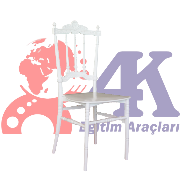 Sezar Plastik Düğün Sandalyesi - Beyaz